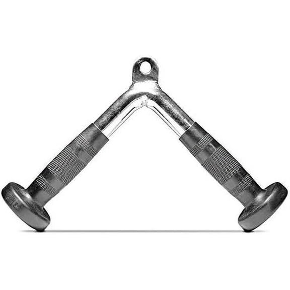 USA Tricep Press Push Down Bar V Handle Close Grip Cable Multi Gym Attachment Pro Tricep V-Bar with Rubber Handgrips$$Sport & Recreation Other