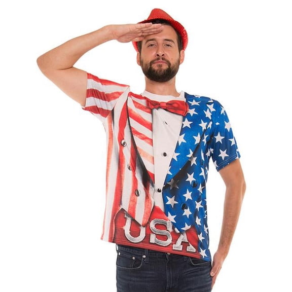 USA Tux Men's Short Sleeve Tee Shirt