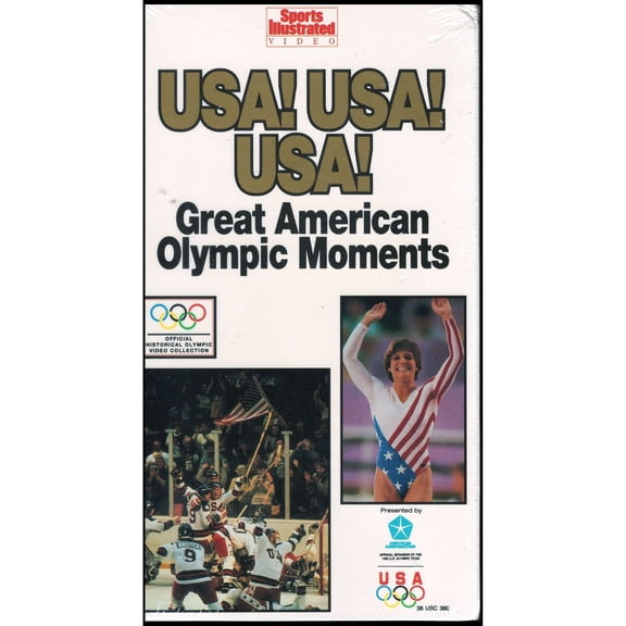 USA! USA! USA! - Great American Olympic Moments (VHS Tape)