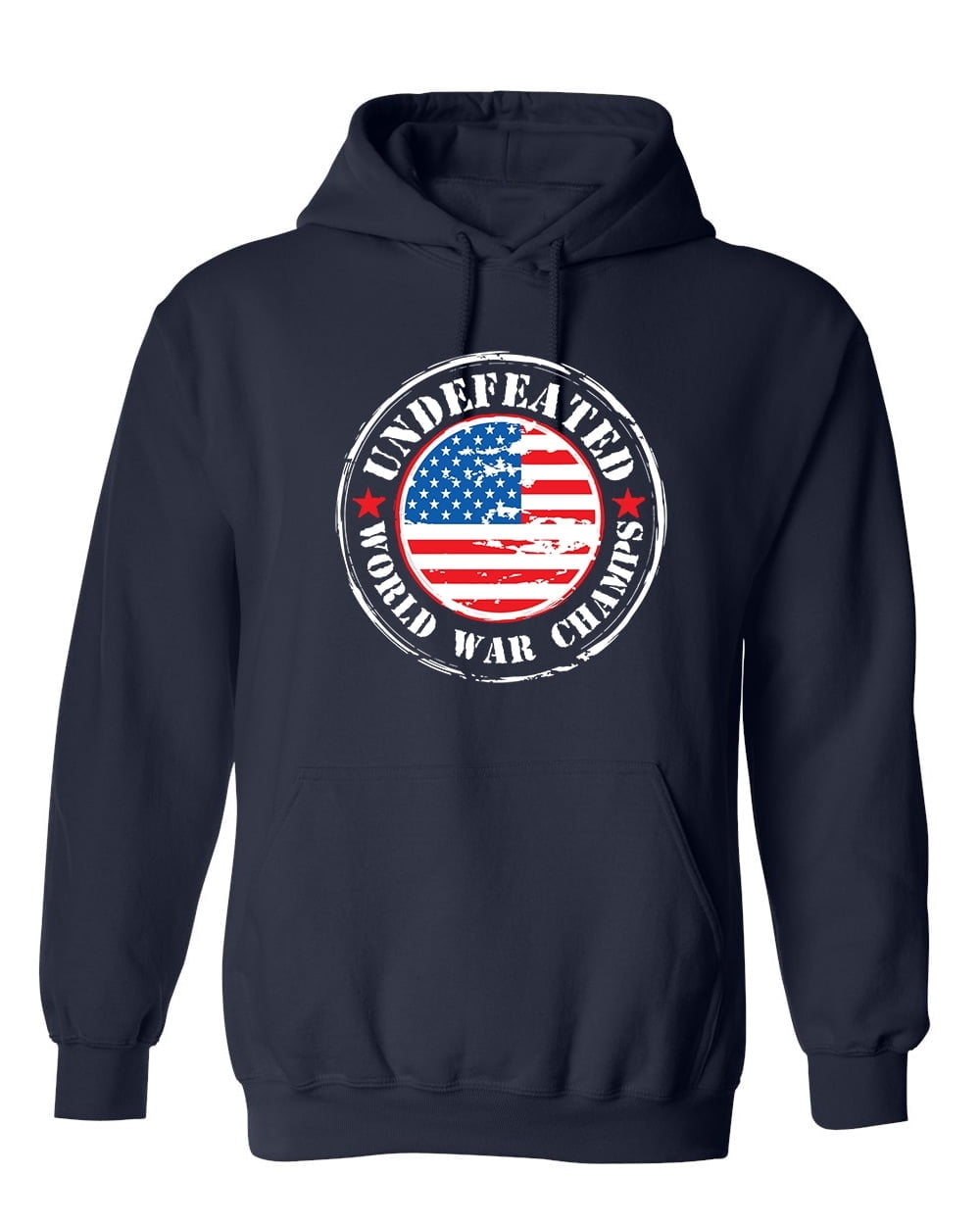 Undefeated Back To Back World War Champs Hoodie USA Undefeated
