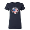 thumbnail image 1 of USA Undefeated World War Champs Sarcastic Novelty Gift Idea Adult Humor Funny Women's Casual Tees, 1 of 3