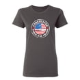thumbnail image 1 of USA Undefeated World War Champs Sarcastic Novelty Gift Idea Adult Humor Funny Women's Casual Tees, 1 of 3