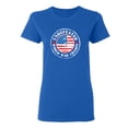 thumbnail image 1 of USA Undefeated World War Champs Sarcastic Novelty Gift Idea Adult Humor Funny Women's Casual Tees, 1 of 3