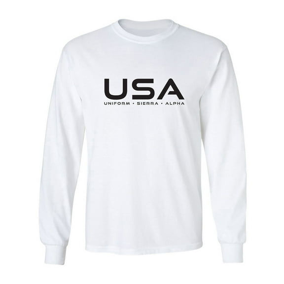 USA Uniform Sierra Alpha Adult Long Sleeve T-shirt