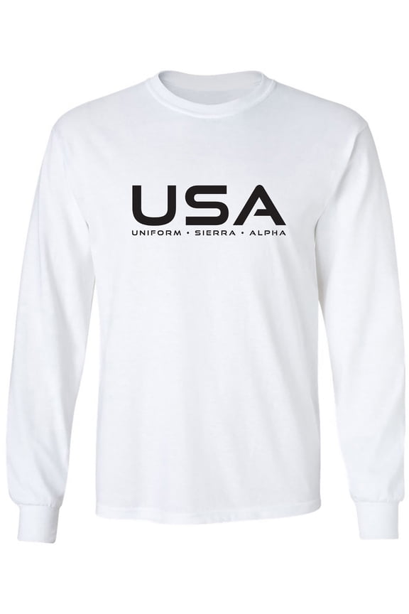 USA Uniform Sierra Alpha Adult Long Sleeve T-shirt