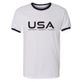 thumbnail image 1 of USA Uniform Sierra Alpha Adult Short Sleeve Ringer T-shirt, 1 of 3