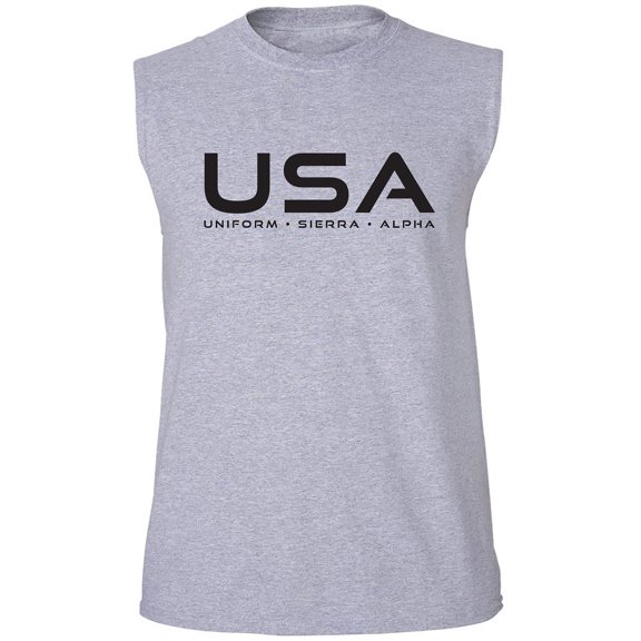 USA Uniform Sierra Alpha Adult Sleeveless Tee