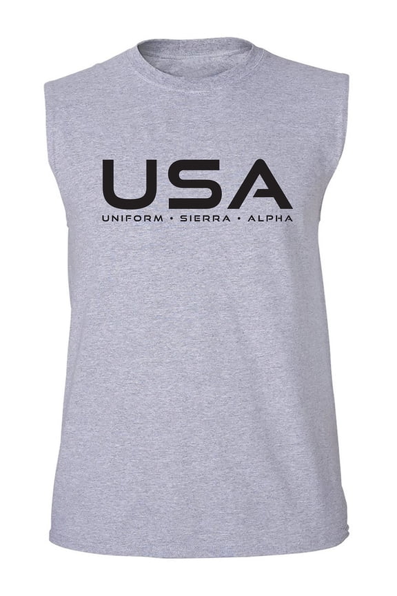 USA Uniform Sierra Alpha Adult Sleeveless Tee