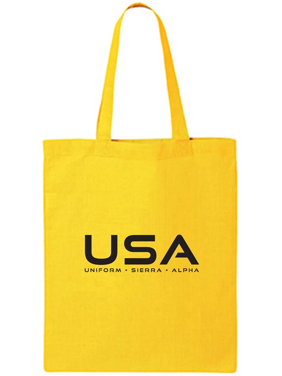 USA Uniform Sierra Alpha Cotton Canvas Tote Bag