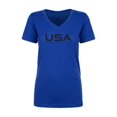 thumbnail image 1 of USA Uniform Sierra Alpha Womens V-Neck T-Shirt, 1 of 2