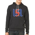 thumbnail image 1 of USA Unisex Hoodie, Patriotic Sweatshirts, 4th of July Sweater - Charcoal MH200HOODPATRIOT S12 L, 1 of 3