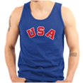thumbnail image 1 of USA United States Patriotic 4th July Tank Top T Shirts Men Women Brisco Brands X, 1 of 6