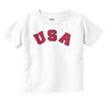thumbnail image 1 of USA United States Patriotic 4th July Toddler Boy Girl T Shirt Infant Toddler Brisco Brands 12M, 1 of 6