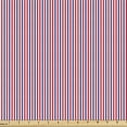thumbnail image 1 of Ambesonne USA Fabric by the Yard Upholstery, Symbolic Independence, 1 Yard, Red White Night Blue, 1 of 4