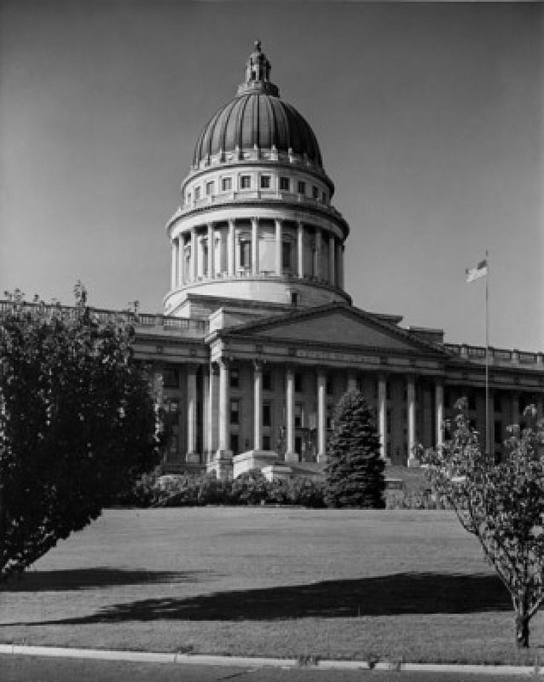 USA Utah Salt Lake City State Capitol facade of government building Canvas Art -  (24 x 36)