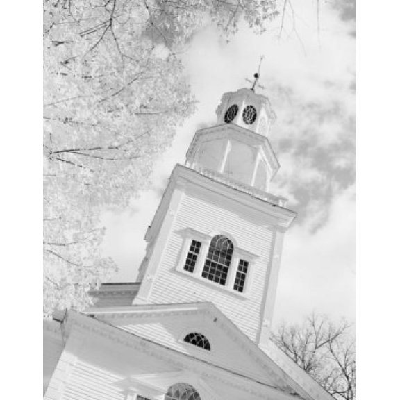USA Vermont Bennington First Church Canvas Art - (24 x 36)