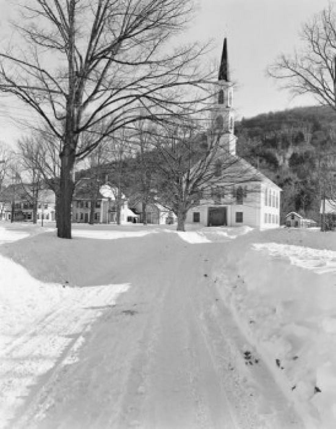 USA Vermont Newfane Congregational Church Canvas Art - (24 x 36)