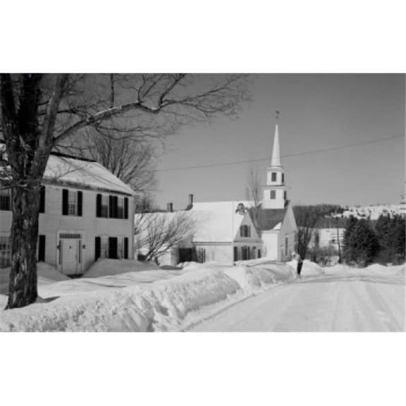 USA Vermont Waterford Main Street Poster Print - 18 x 24 in.