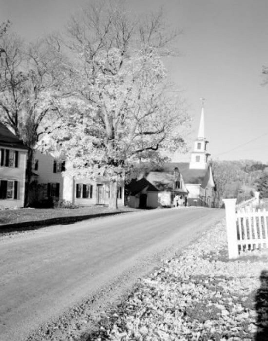 USA Vermont Waterford village Main Street Canvas Art -  (24 x 36)