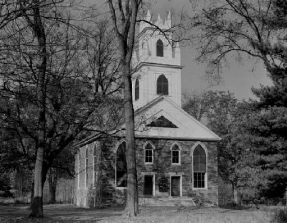 USA Vermont Weathersfield Bow Bow East Congregational Church Canvas Art - (18 x 24)