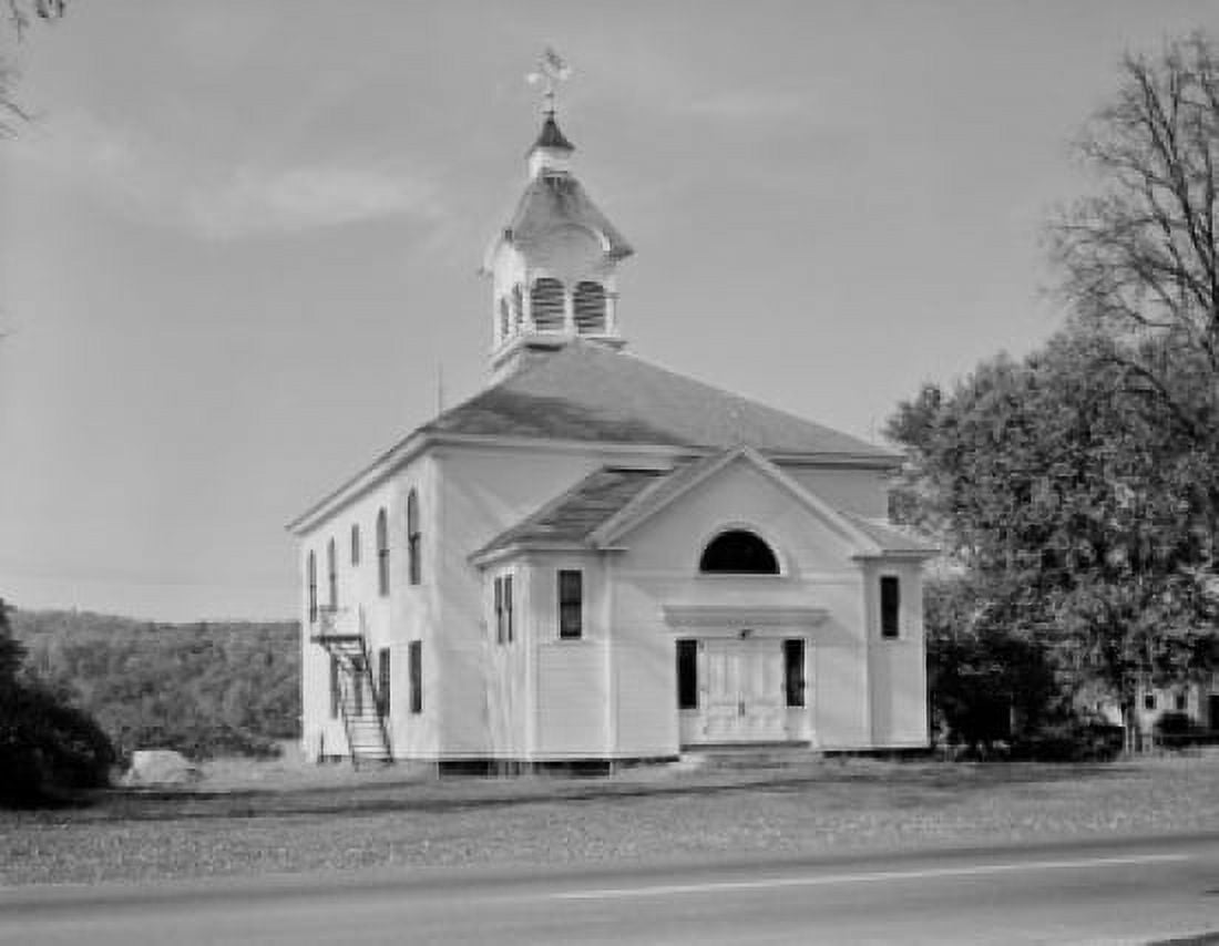 USA Vermont Westminster Town Hall Canvas Art - (24 x 36)