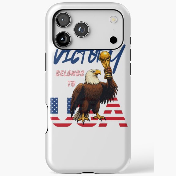 USA Victory Eagle Trophy for iPhone Case 11 through 17 Pro Max