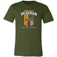 thumbnail image 1 of USA Vietnam Veteran Distressed Helmet Soft Premium T-shirt, XL Military, 1 of 4