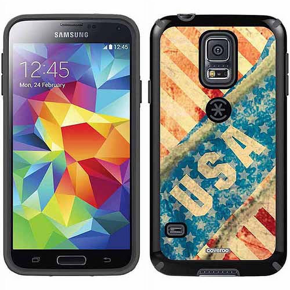 USA Vintage Ripped Flag Design on Samsung Galaxy S5 CandyShell Case by Speck - image 1 of 1