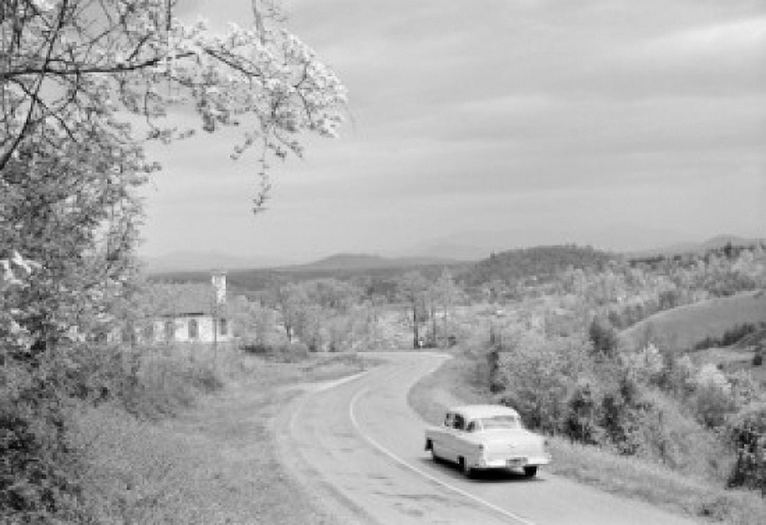 USA Virginia Blue Ridge Mountains Virginia Route 501 near Big Island in spring Canvas Art - (24 x 36)