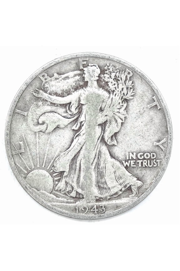 US Mint USA Walking Liberty Half Dollar Coin - 90% Silver Average Circulated Condition