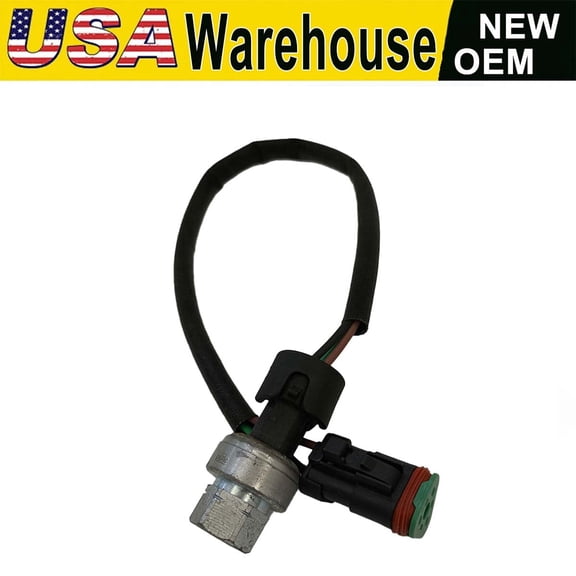 USA Warehouse 1135kPa Oil Pressure Sensor for CAT C4.4, C32, 3512, D9R  3-Pin Heavy Duty, Replaces 194-6725