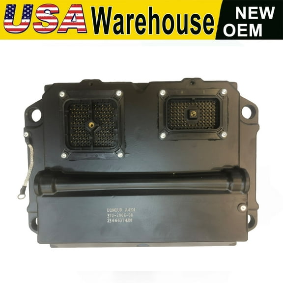 USA Warehouse 372-2906 ECU ECM Engine Control Unit Module - Direct Replacement for CAT 345D 349D W345C MH Excavators, 950H 962H Wheel Loaders, C7 C9 C18 Industrial Engines - 12-Month Warranty