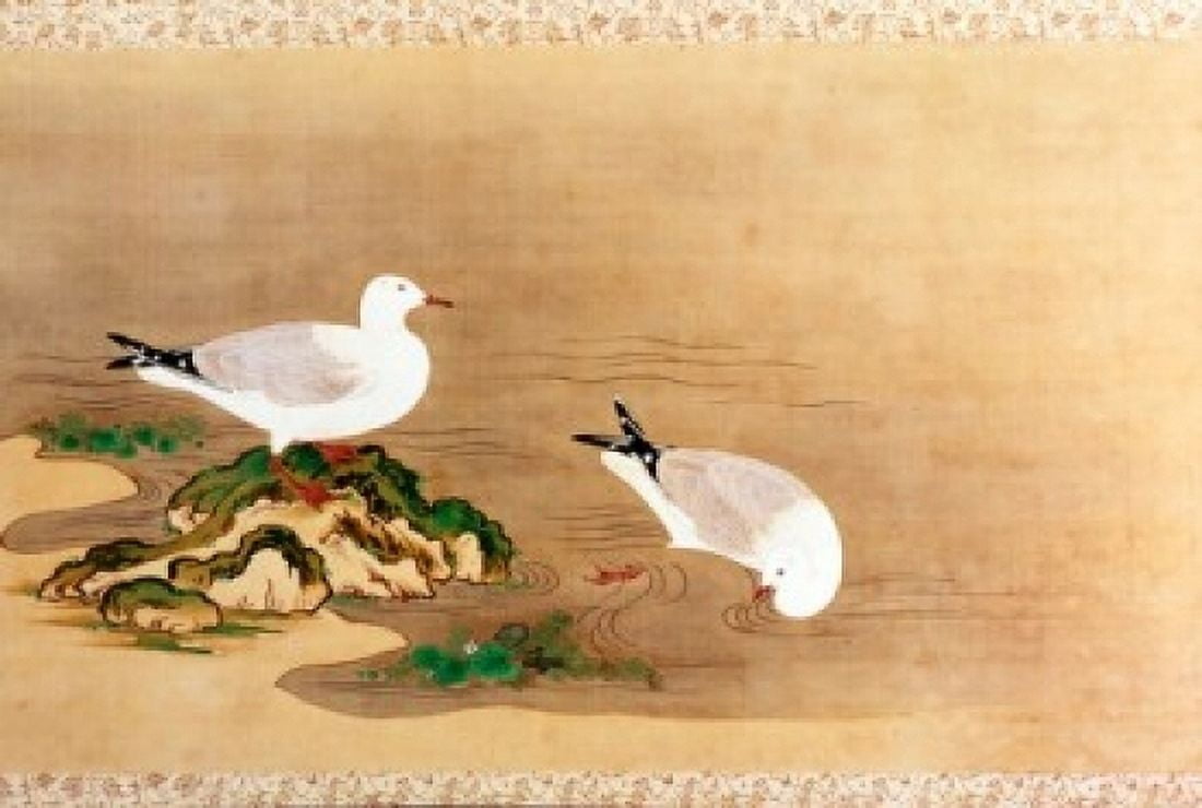 USA Washington DC Smithsonian Institution Ducks Japanese Art handscroll Canvas Art - (24 x 36)