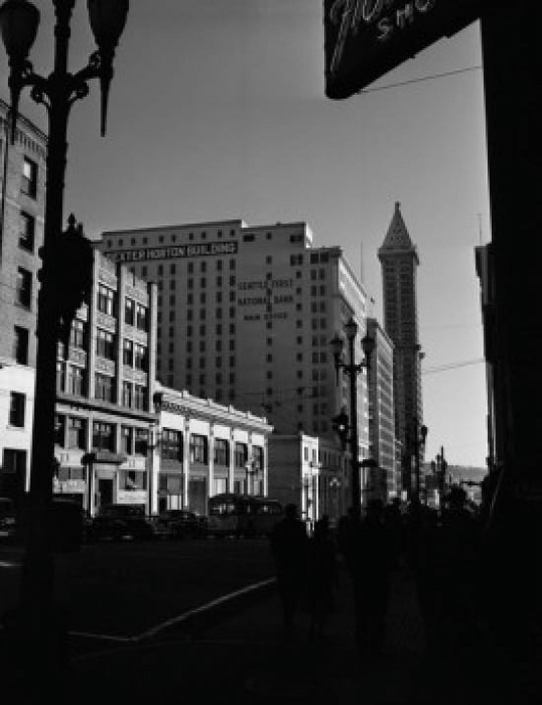 USA Washington Seattle Dexter Horton Building Canvas Art - (24 x 36)