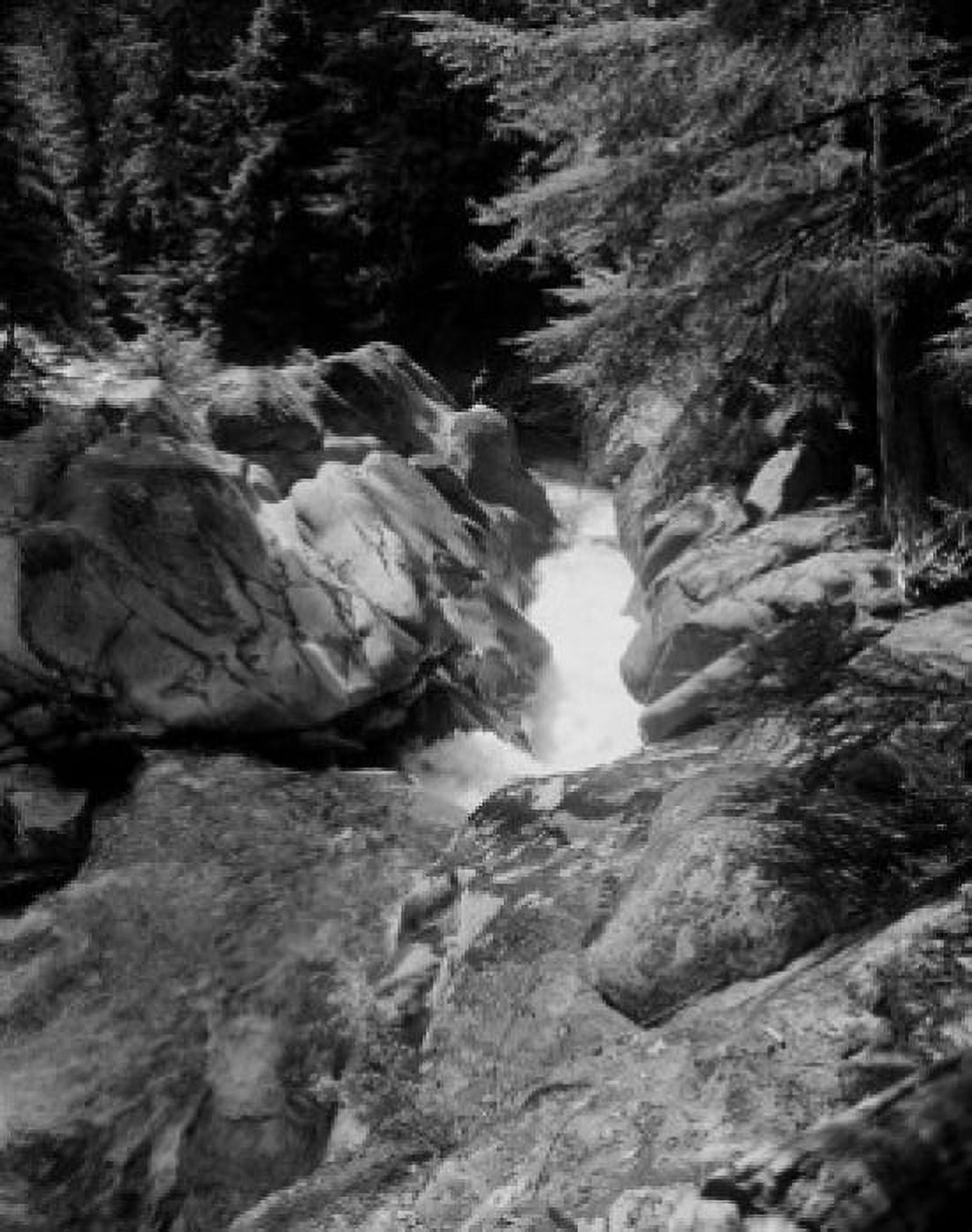 USA Washington State Cascade Mountains mountain stream Canvas Art - (18 x 24)