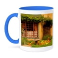 thumbnail image 1 of 3dRose, USA, Washington, Woodinville, The Herbfarm restaurant in Woodinville., 11oz Two-Tone Blue Mug, 1 of 3