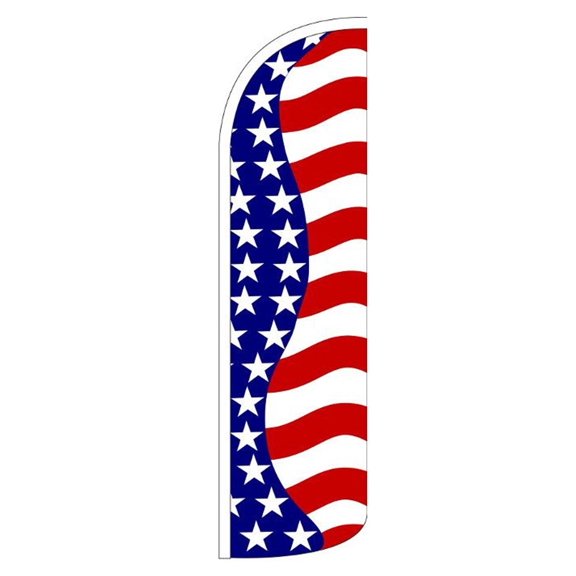 USA Windless Flag (Hardware Not Included) |Advertisement /Business Flags | Feather Flag |