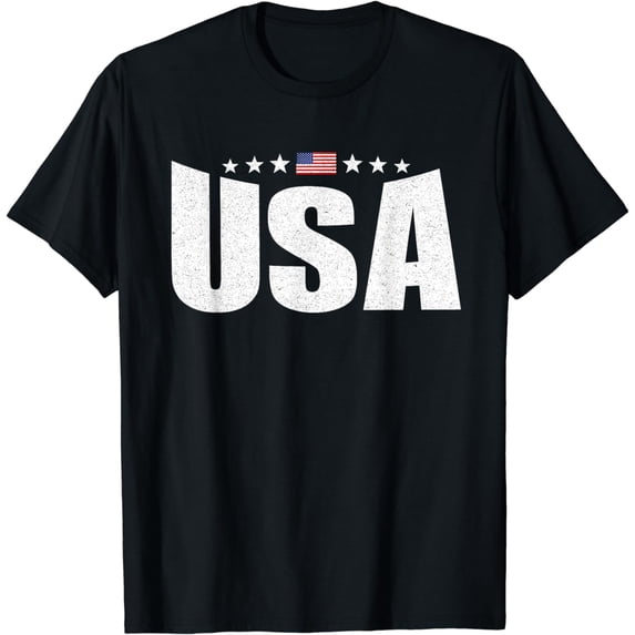 USA Women Men Kids Graphic Patriotic 4th Of July T-Shirt