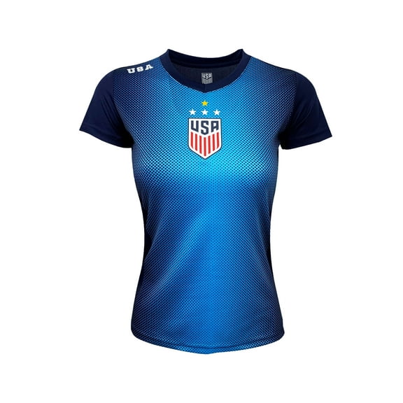 Icon Sports USWNT Youth Medium 7-9 Soccer Jersey, Blue