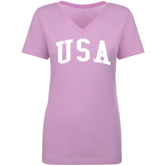 USA Womens V-Neck T-Shirt