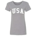 thumbnail image 1 of USA Womens crewneck tee, 1 of 2