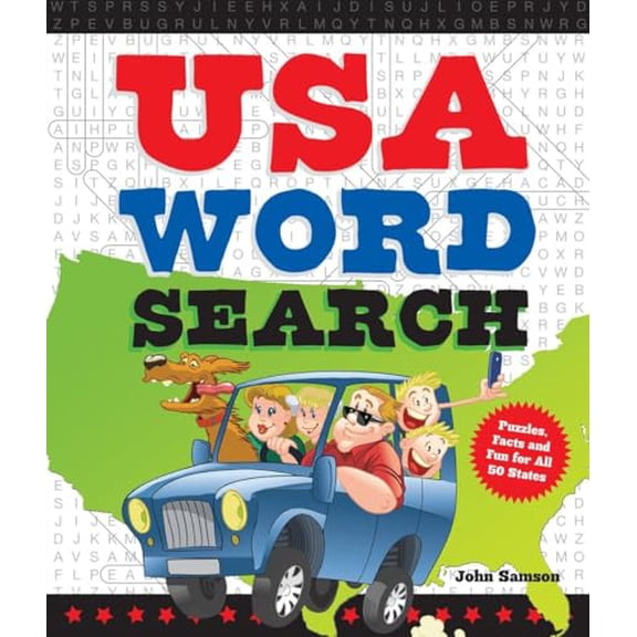 Pre-Owned USA Word Search: Puzzles, Facts, and Fun for 50 States (Spiral-bound) 1623540178 9781623540173