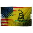 thumbnail image 1 of USA & YELLOW SNAKE Gadsden Culpeper TEA PARTY FLAG 3X5' Don't Tread on me 2ND, 1 of 1