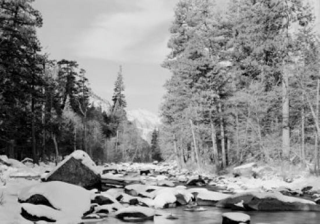 USA Yosemite National Park winter Canvas Art -  (24 x 36)