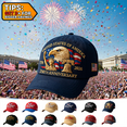 thumbnail image 1 of USA anniversary cap, Patriotic Eagle Embroidered Baseball Hat, Retro Washed Adjustable Fit, Celebrate 250 Years of American Liberty and Independence for Men and Women, 1 of 10
