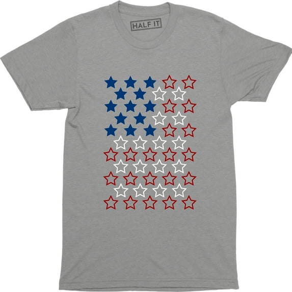 USA flag Made of Star U.S.A. Ameican Flag United States 4 Colors Men T-Shirt