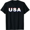 thumbnail image 1 of USA t shirt with American Flag - Red. White and Blue Freedom, 1 of 3