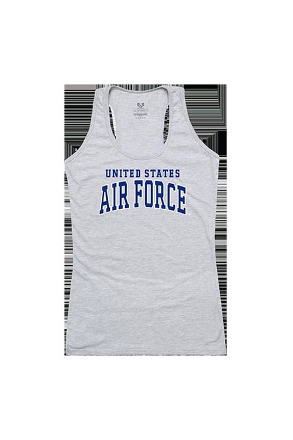 USAF 1 Graphic Tank Top, Heather Grey - 2XL