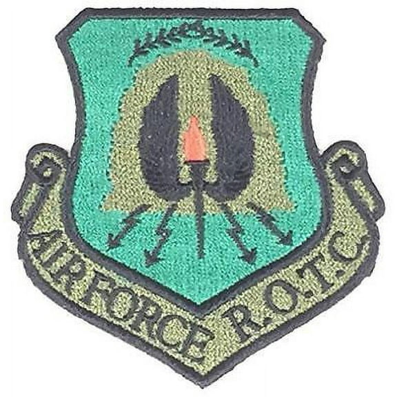 USAF AIR FORCE ROTC RESERVE OFFICERS TRAINING CORPS PATCH OD GREEN