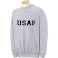 thumbnail image 1 of USAF Air Force Crewneck Sweatshirt in Gray, 1 of 4